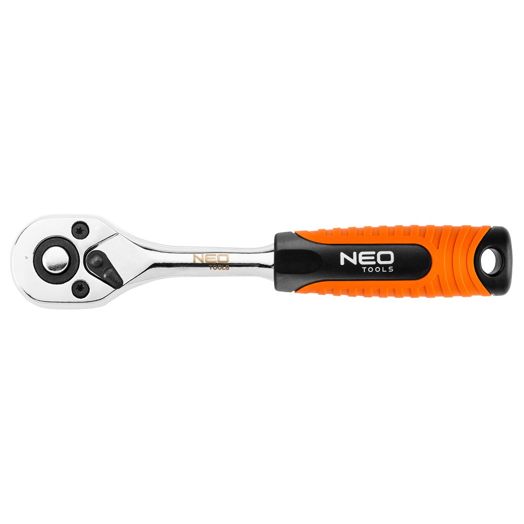 08-504__BNE_TGL_U90.jpg Ručka sa čegrtaljkom 1/4" - NEO TOOLS 08-504 - Slika 1