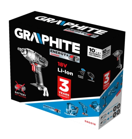 Aku. odvrtač (ključ) - GRAPHITE 58G018 - Slika 3