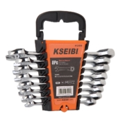 Set kombinovanih ključeva sa čegrtaljkom, 8 kom - KSEIBI 123950 - Slika 3