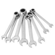 Set kombinovanih ključeva sa čegrtaljkom, 8 kom - KSEIBI 123950 - Slika 8