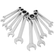 Set kombinovanih ključeva sa čegrtaljkom, 8 kom - KSEIBI 123950 - Slika 9