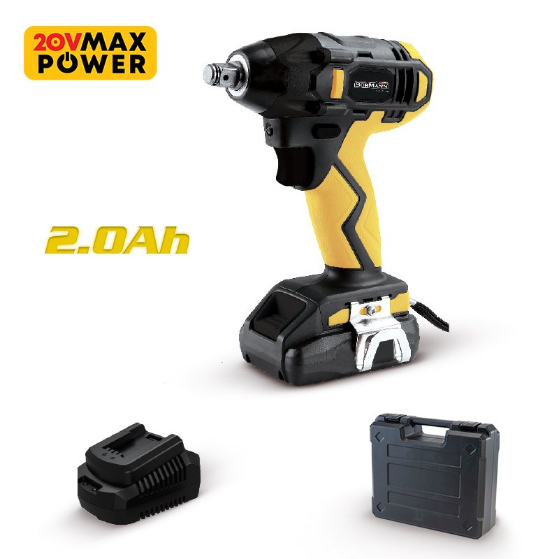 BCD2620-1-1.jpg Akumulatorski udarni ključ, 20V - BORMANN Lite BCD2620 - Slika 1