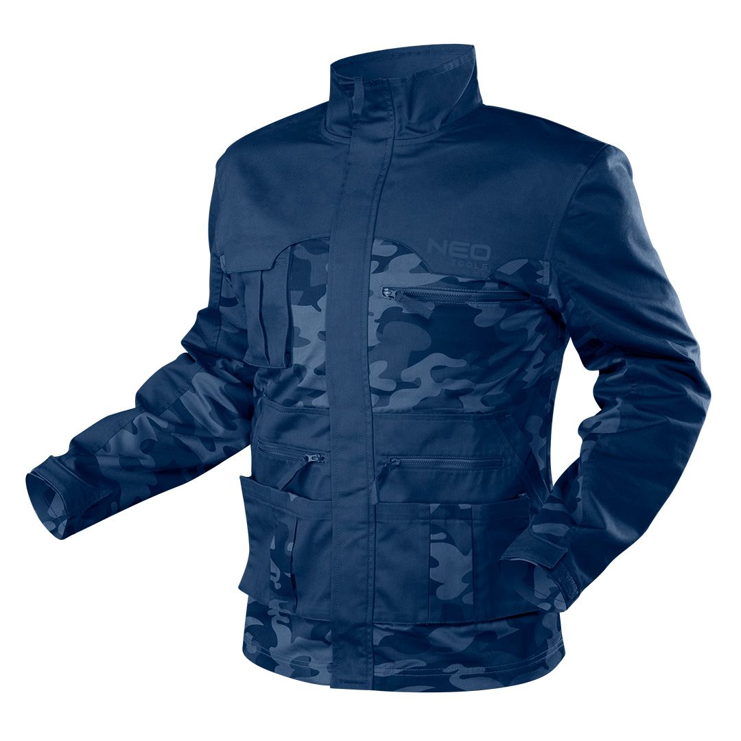 81-213-L__BNE_TGL_U45.jpg NEO TOOLS - Radna jakna "camo mornarska" (81-213) - Slika 1