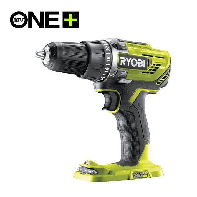 R18DD3-0-1-1.jpg Aku. bušilica (50Nm), 18V ONE+™ - RYOBI R18DD3-0 - Slika 1